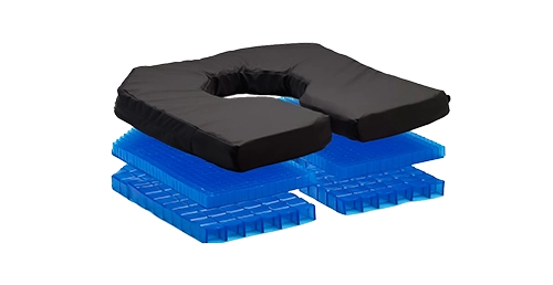 Almofada para Assento Sanitário Seat Toilet em Gel Geo-matrix