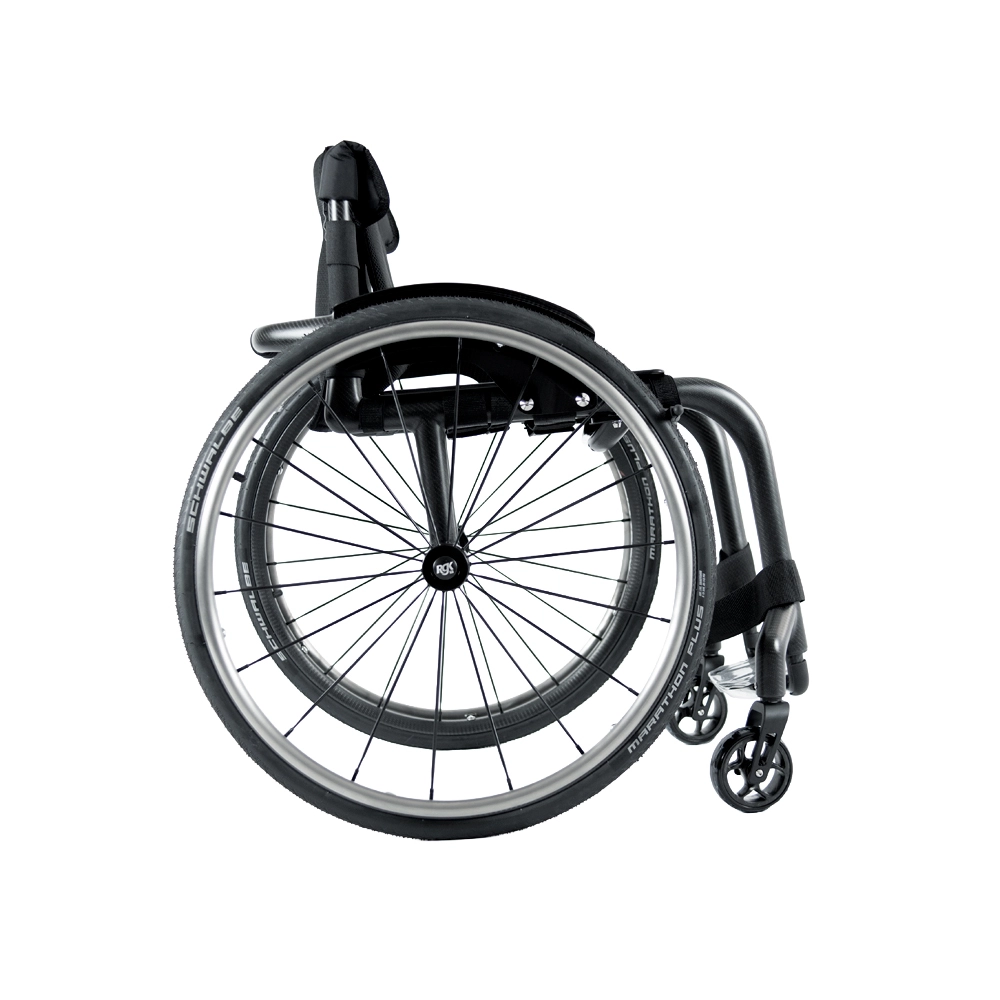 Cadeira de Rodas em Fibra de Carbono Ultraleve Veypr Sub4 RGK com rodas Spinergy