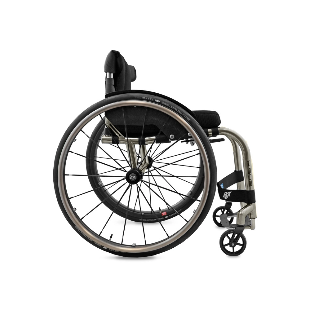 Cadeira de Rodas em Titânio Ultraleve Octane Sub4 RGK com rodas spinergy