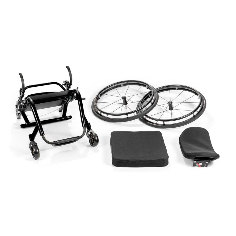 Cadeira de Rodas Monobloco Velox desmontada
