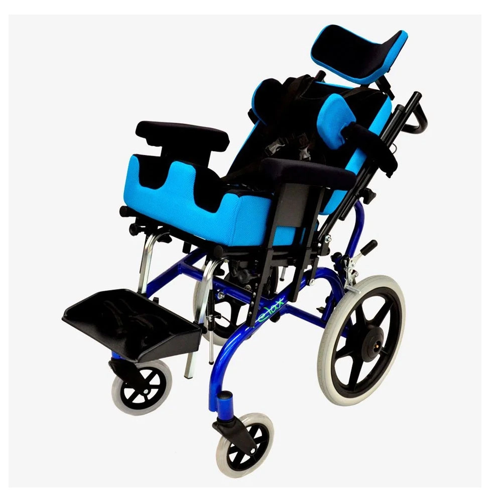 Cadeira de Rodas Adaptada Relax - Encosto Inclinável, Tilt, Alumínio, Desmontável - Vanzetti