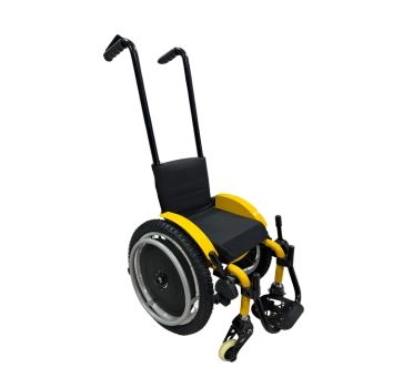Cadeira de Rodas Infantil Mini M Ortobrás - Cor: Amarelo