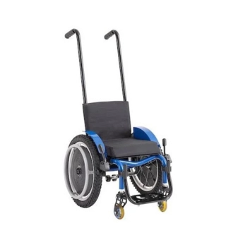 Cadeira de Rodas Infantil Mini M Ortobrás - Cor: Azul Marinho