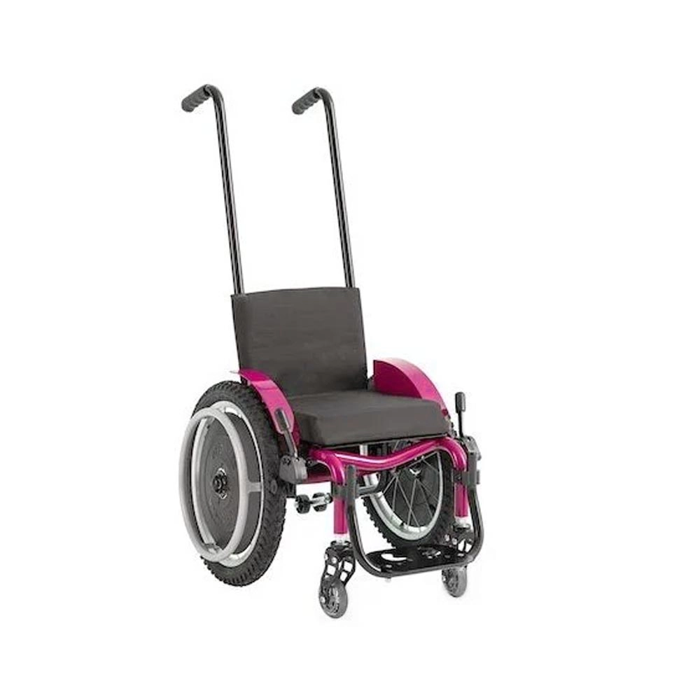 Cadeira de Rodas Infantil Mini M Ortobrás - Cor: Rosa
