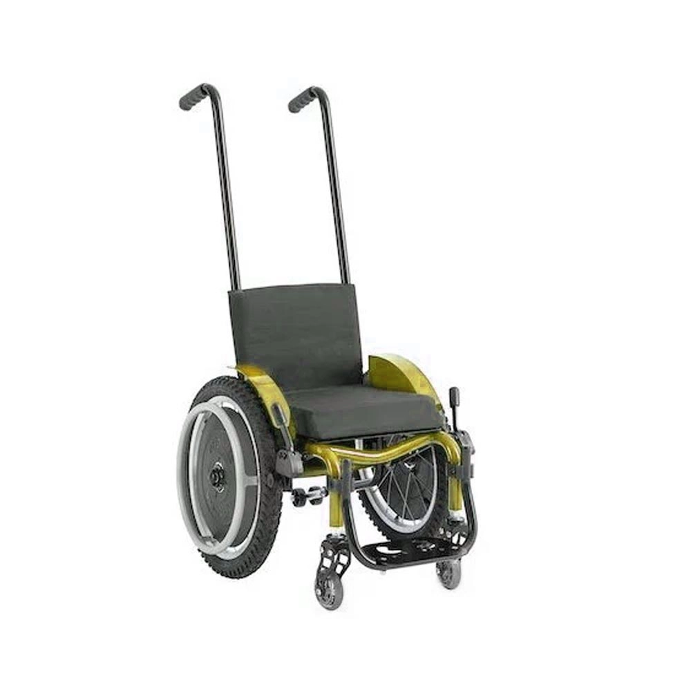 Cadeira de Rodas Infantil Mini M Ortobrás - Cor: Verde Oliva