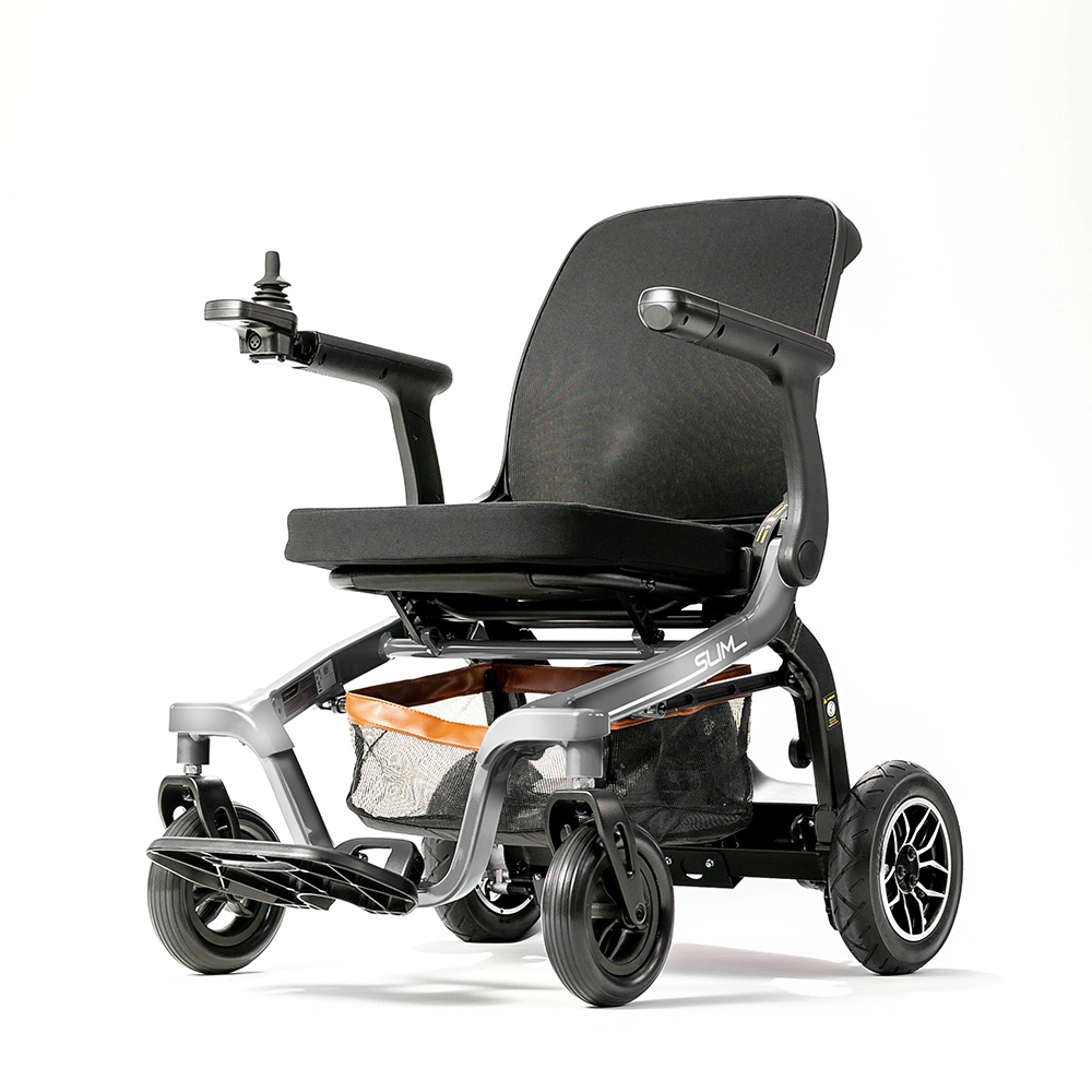 Cadeira de Rodas Motorizada Slim Power Lite - Cor: Grafite